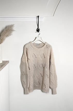 Image of Maglia mohair treccione 