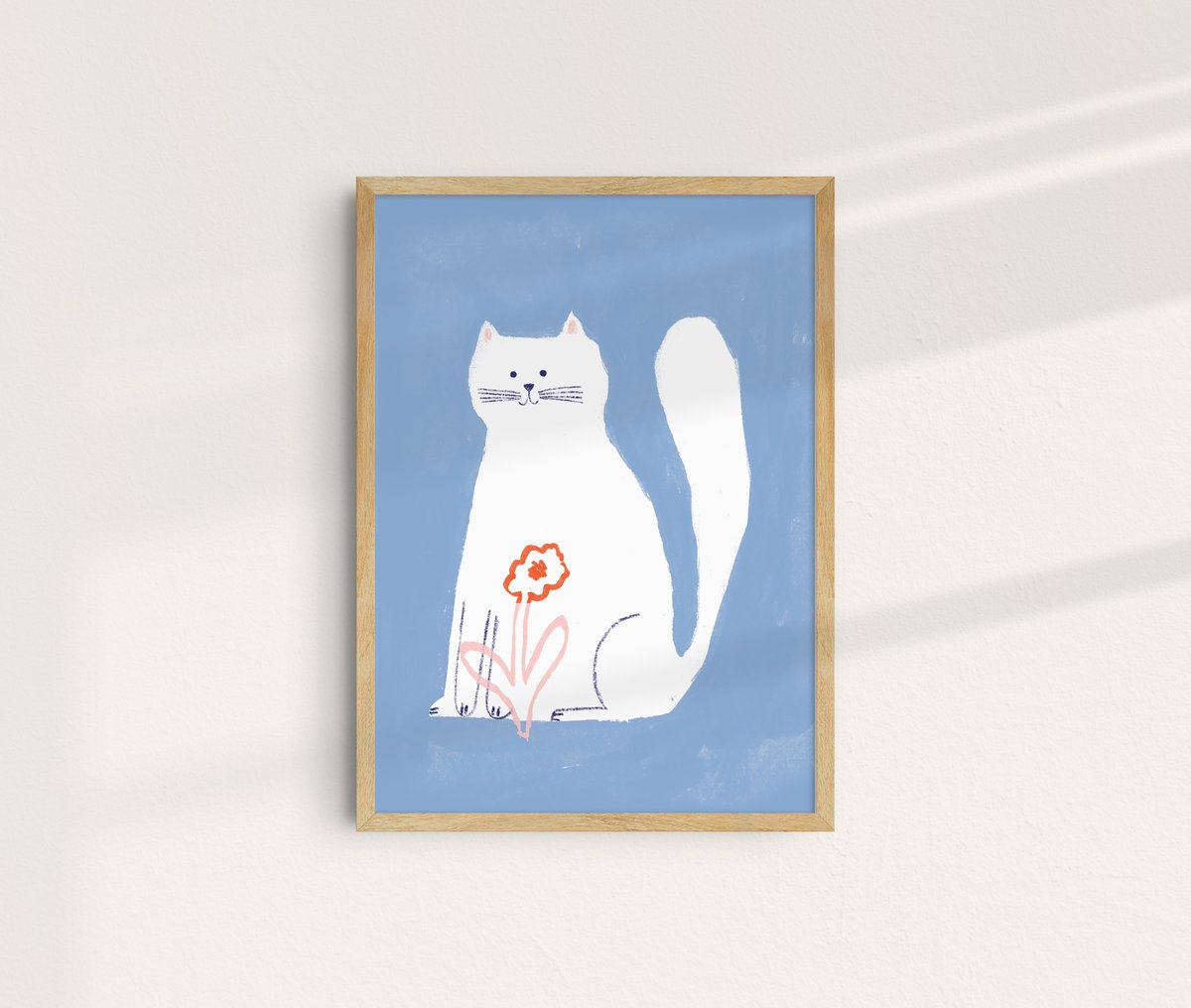 Image of Happy Cat Print