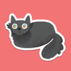 Black Cat Void Sticker