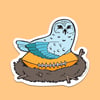 Superb Owl Sticker