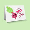 Beet the Odds Card