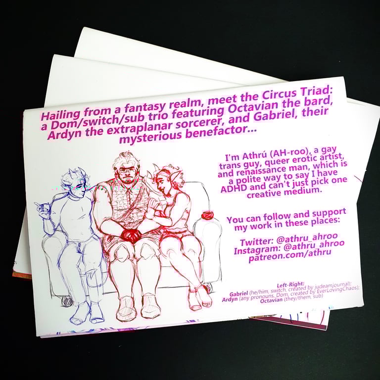 WELCOME TO THE CIRCUS (A6 Zine) Image 2