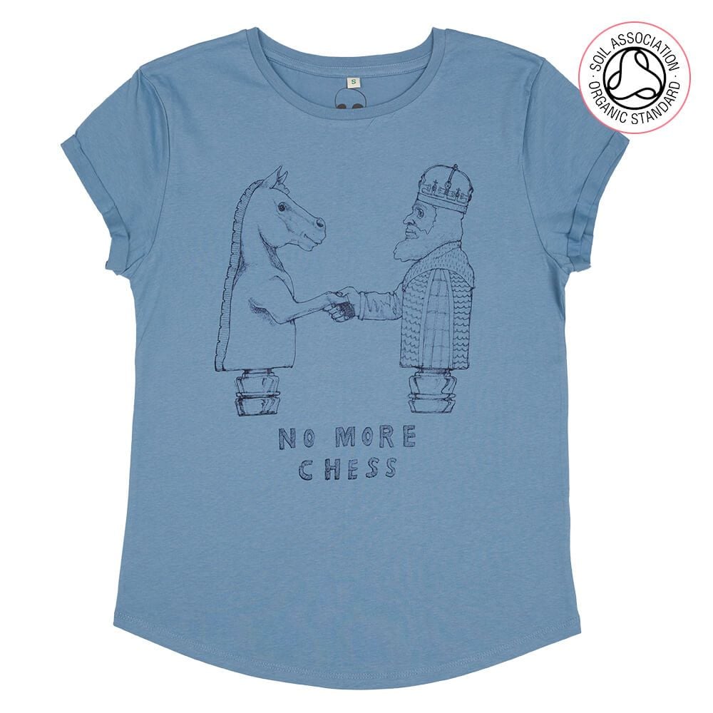 Chess Women's Roll Sleeve T-Shirt (Organic)