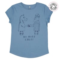 Image 2 of Chess Women's Roll Sleeve T-Shirt (Organic)
