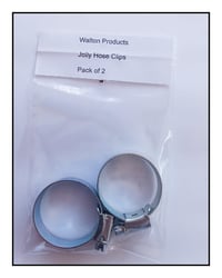 Image 1 of Hose Clamps, Hose Clips, Jolly Clips, Hose Fasteners in Packs