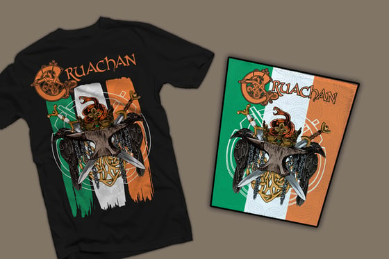 Image of Cruachan - #cruachanforeurovision ( T-shirt + Back Patch )