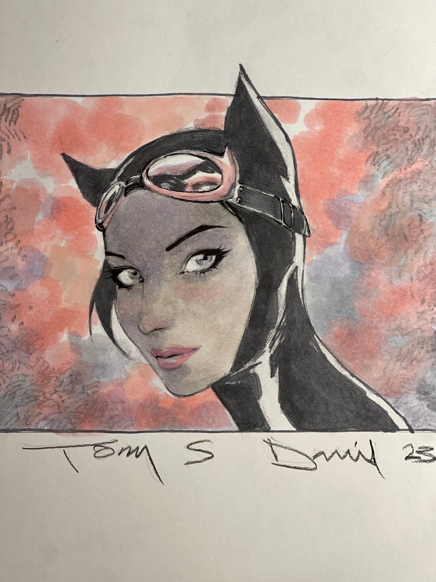 Image of CATWOMAN COPICS MARKERS SKETCH
