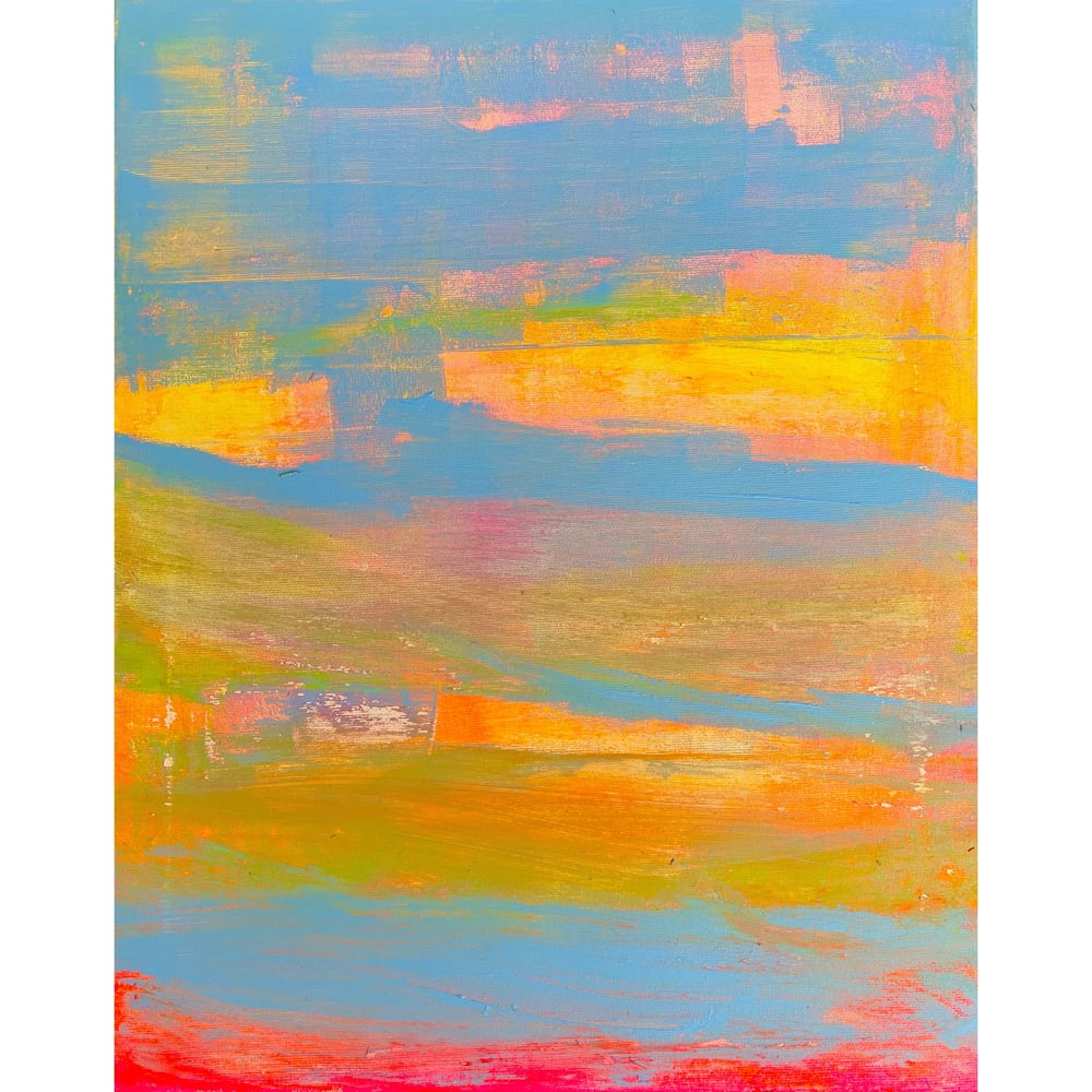 Image of  Reframing - colours of happiness I. - 50x40 cm acrylic on canvas