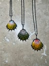 Spiked Sunrise Shell Pendant 