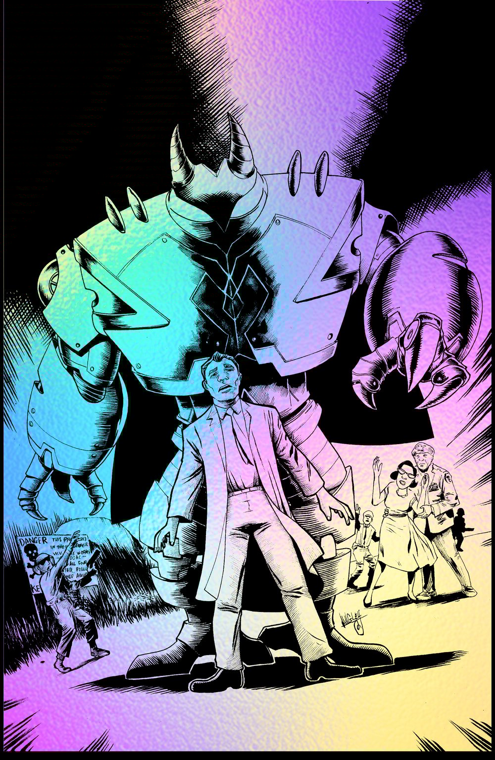 Public Domain Sector: The Moth #1 Variant Covers