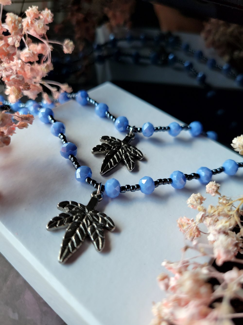 Image of "Baby Kush" Crystal Choker Necklace 
