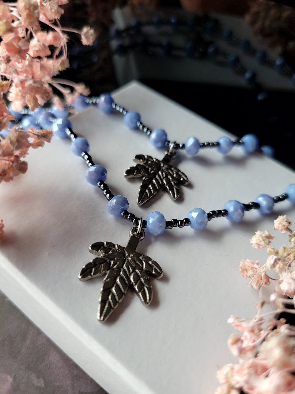 Image of "Baby Kush" Crystal Choker Necklace