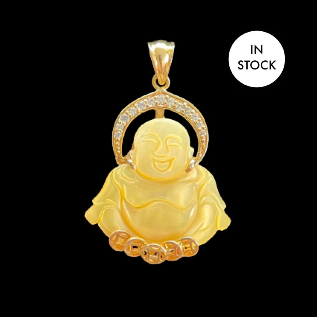 Crystal 2025 buddha pendant
