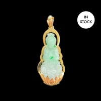 Image 1 of 10K Kuan Yin Goddess Of Compassion Pendant 