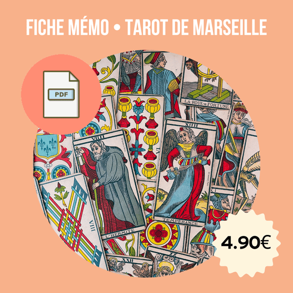 Image of Fiche Mémo • Tarot de Marseille 