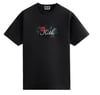 Kith Script Needlepoint Tee blk sz S,M