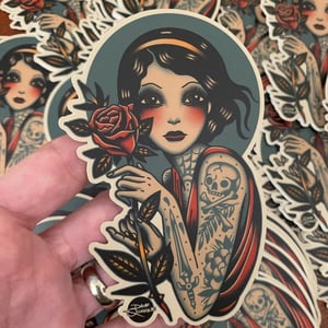 Image of Rose Girl - Sticker