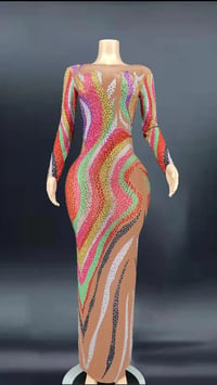 Image 1 of Demetria Long Dress 