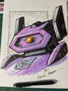Transformers G1 Shockwave head sketch color