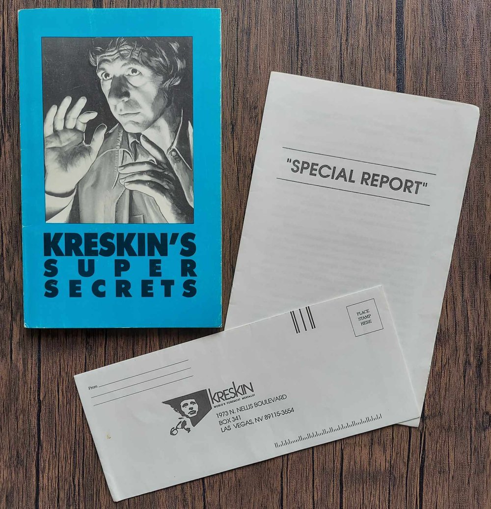 Kreskin’s Super Secrets, by The Amazing Kreskin - Plus Bonus