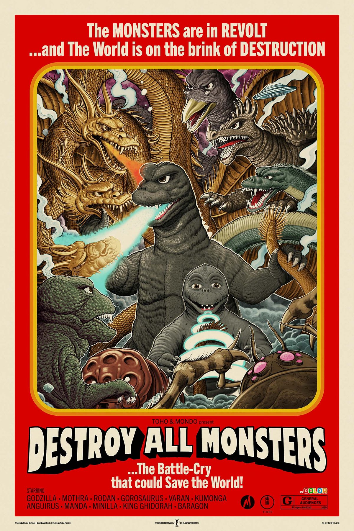 Image of "Destroy all Monsters" Artist Edition Remarqued