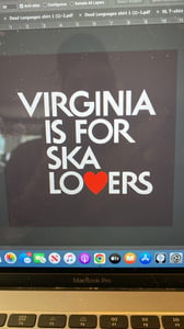 Image of Virginia is for ska lovers shirt