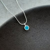Image 3 of 6mm Silver Dot Pendants in Two Colours
