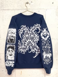 Image 4 of Melancholy Crewneck Navy: What's Keeping Us Together is Tearing Us Apart