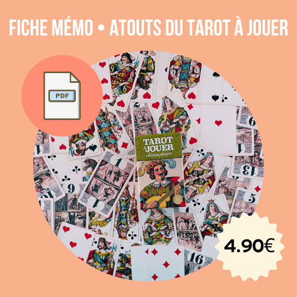 Image of Fiche Mémo • Atouts du Tarot à Jouer 