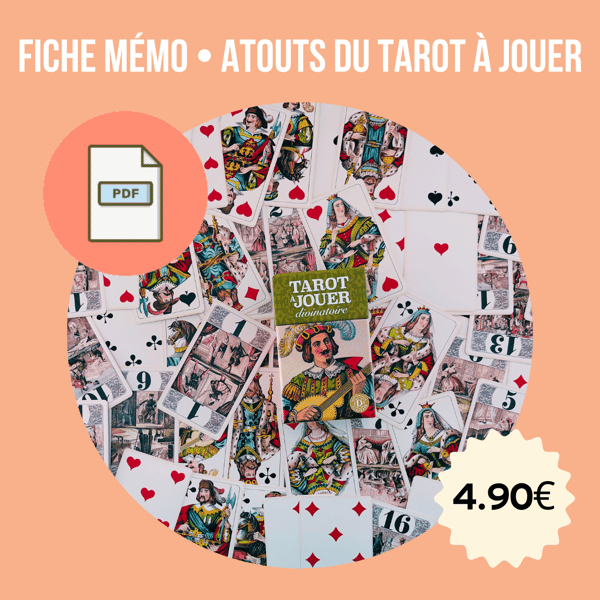 Image of Fiche Mémo • Atouts du Tarot à Jouer