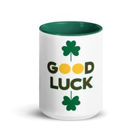 Image 4 of Cygen Divine Designs Good Luck 15 oz. Ceramic Mug 