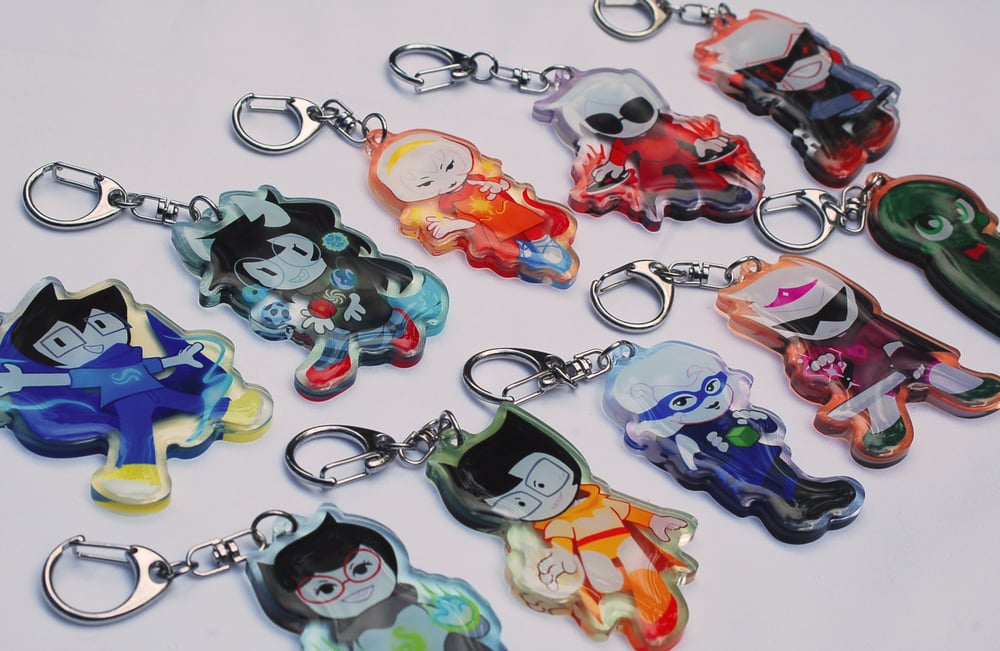 Image of Homestuck 2.5" Kids Acrylic Charms