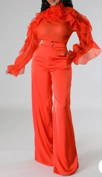 Image 1 of Ruffle Top 2pc Set