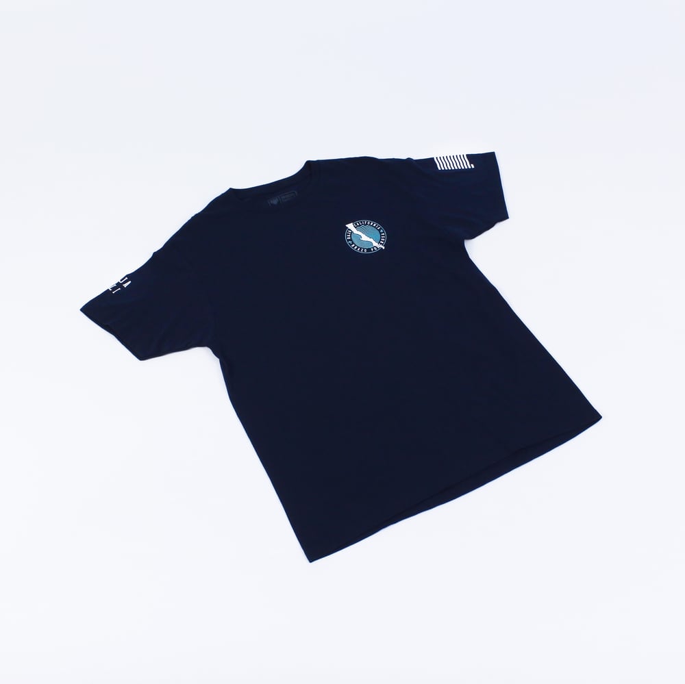 Baja Brazo Poderosa Tshirt Navy