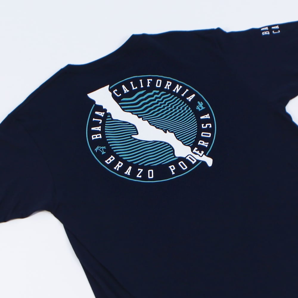 Baja Brazo Poderosa Tshirt Navy