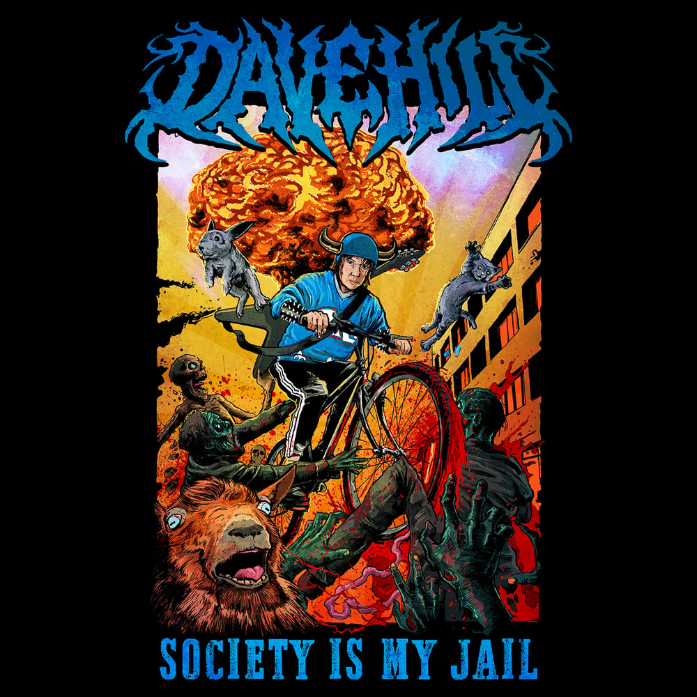 Dave Hill "Society Is My Jail" BMX Apocalypse Shirt by All Things Rotten