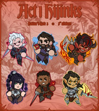 Act 1 Hijinks: Baldur's Gate 3 Stickers