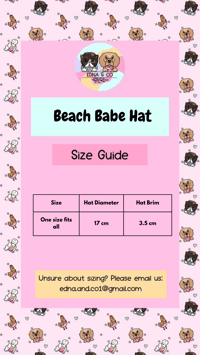 Image 3 of Beach Babe Hat Flowers