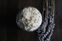 Image 3 of 8 oz large Unwind Sugar Scrub | Lavender Blend Sugar Scrub | Natural | Handmade | Small batch
