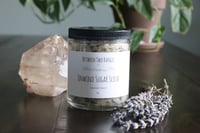 Image 2 of 8 oz large Unwind Sugar Scrub | Lavender Blend Sugar Scrub | Natural | Handmade | Small batch