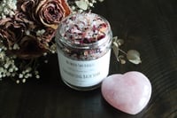 Image 4 of 4 oz small Enchanting Bath Soak | Rose Blend | Handmade | Small batch
