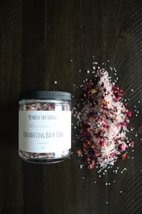Image 1 of 4 oz small Enchanting Bath Soak | Rose Blend | Handmade | Small batch