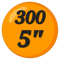 Image of 300-5 inch Any shape stickers