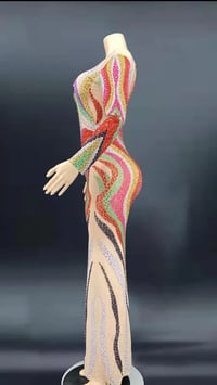 Image 3 of Demetria Long Dress 