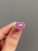 Image 1 of Rosecut Sapphire Silver Ring