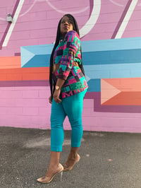 Image 2 of Lady Carol Colorful Blazer - Size: M