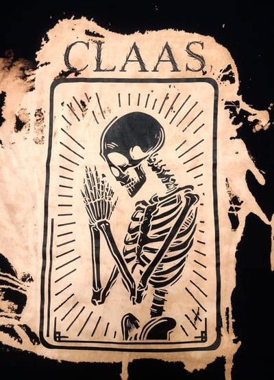 Image of CLAAS: PRAYING SKELETON  shirt