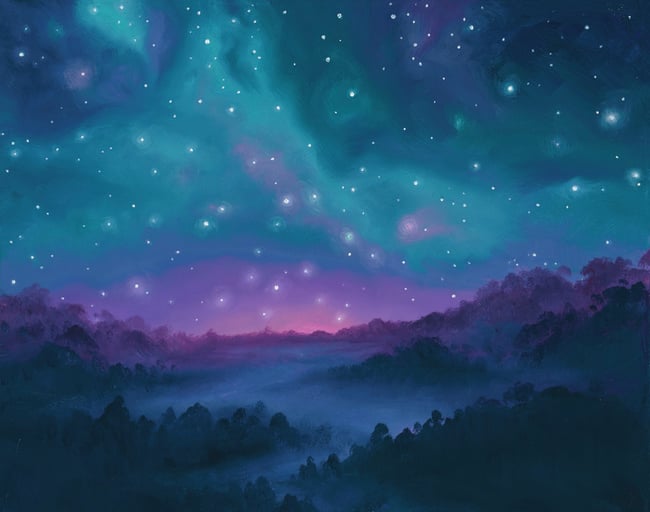 Skywatching Fine Art Print