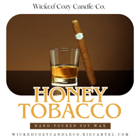 Honey Tobacco Soy Wax Candle