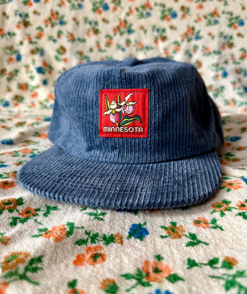 Minnesota Lady Slipper Corduroy 5 panel Hat